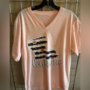 NWOT Louisiana Floral Graphic T-Shirt Sz XL